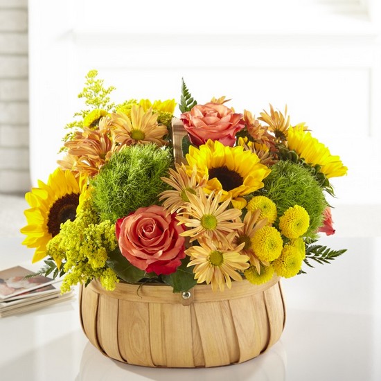 The Harvest Sunflower Basket The Harvest Sunflower Basket
